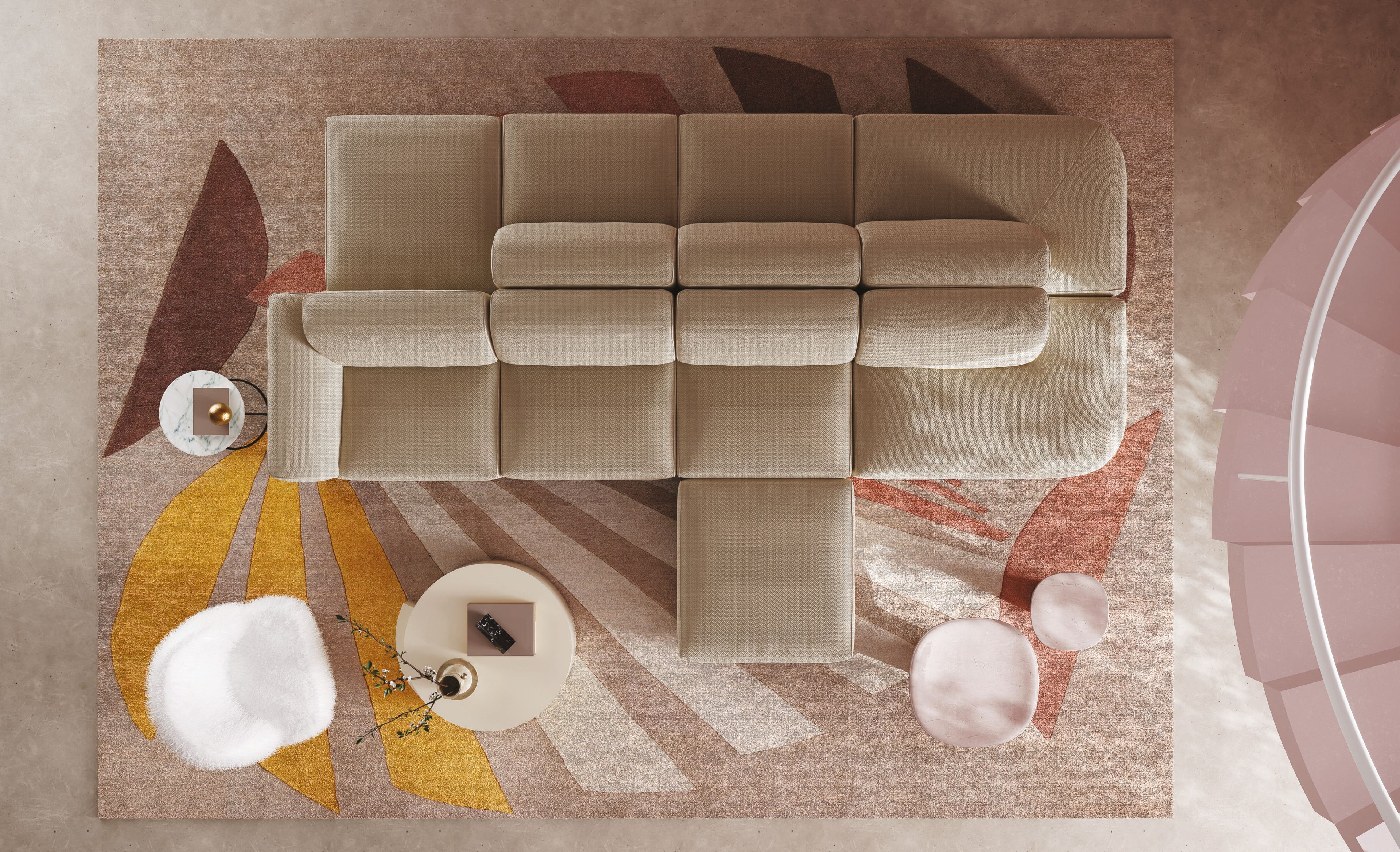 5-местный съемный тканевый диван Casamilano BOTERO 24 ARCH-00111697 - Вид №6