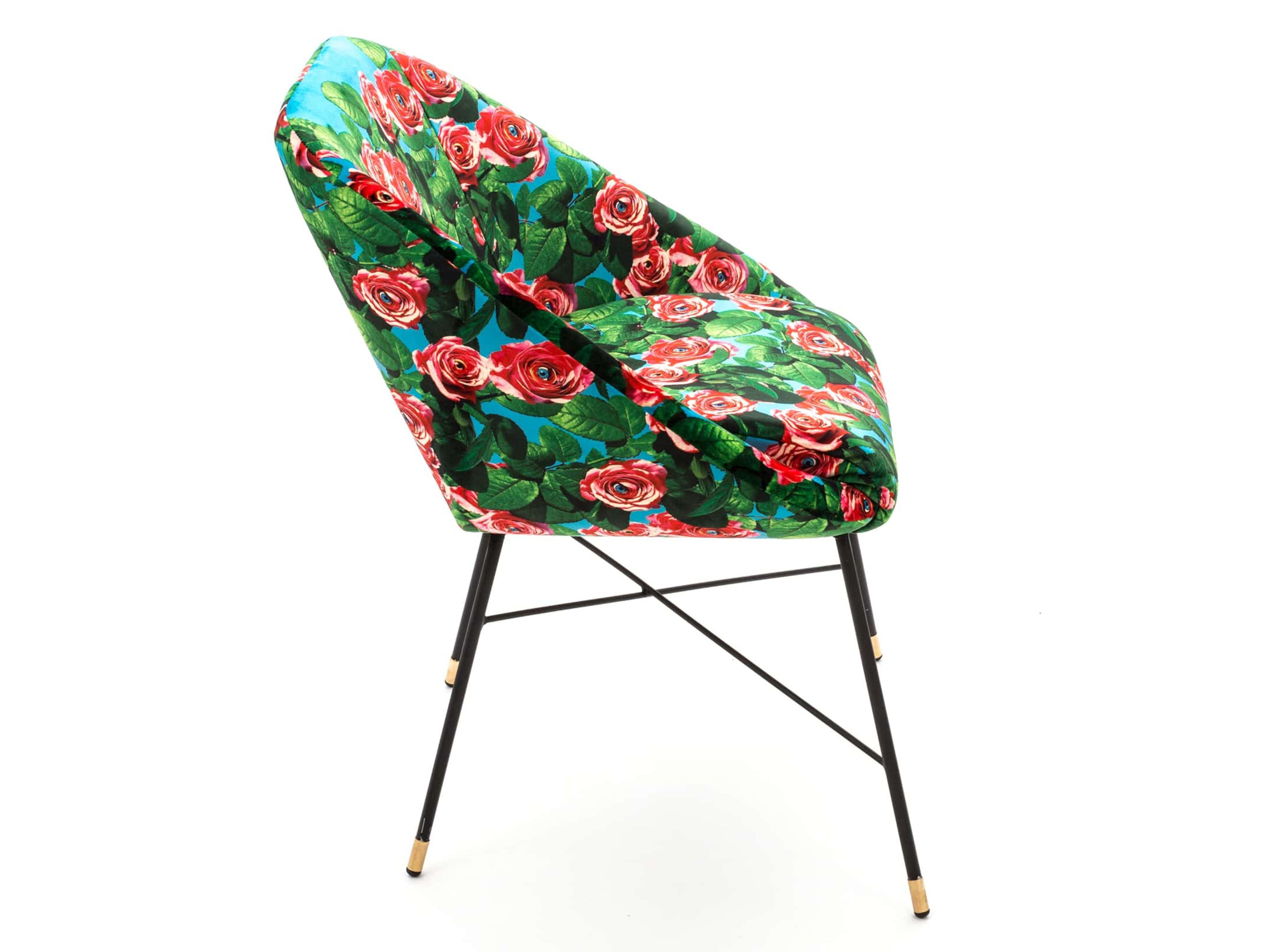 Мягкий тканевый стул с подлокотниками Seletti Seletti wears Toiletpaper ARCH-00072941 - Вид №2