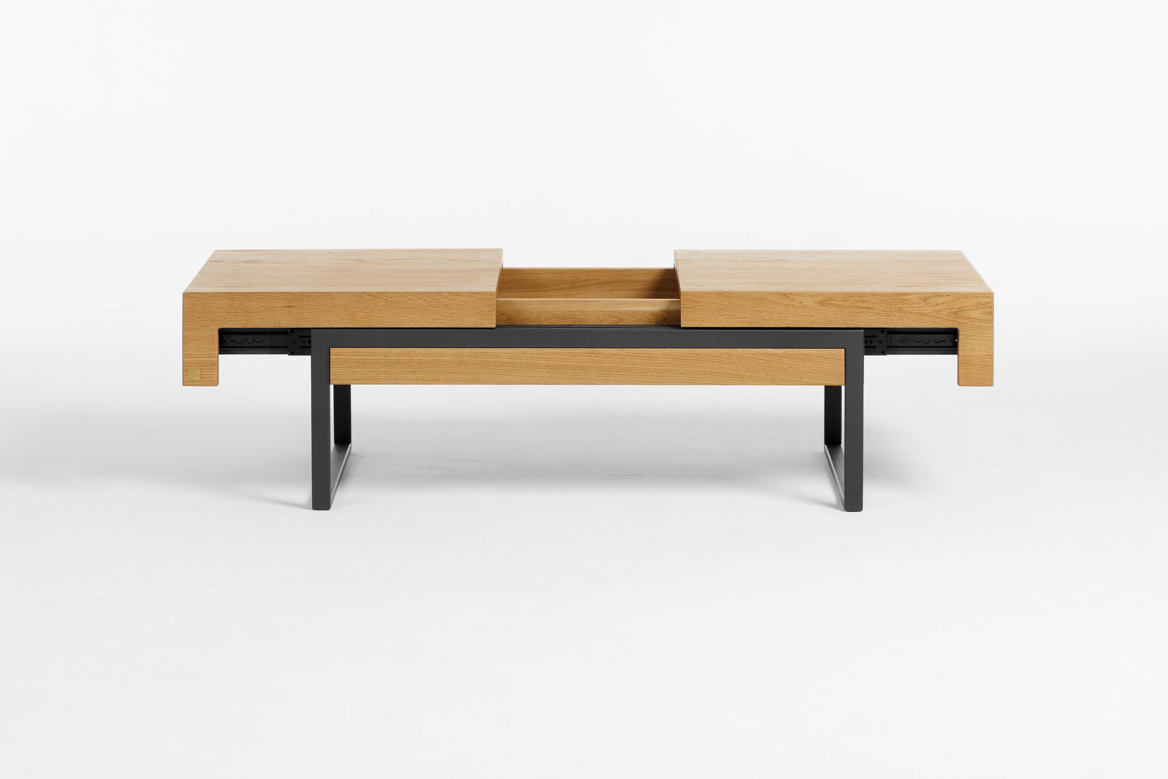 Журнальный столик из массива дерева с отсеком для хранения Milla & Milli офсетная ARCH-00147250 - Вид №14