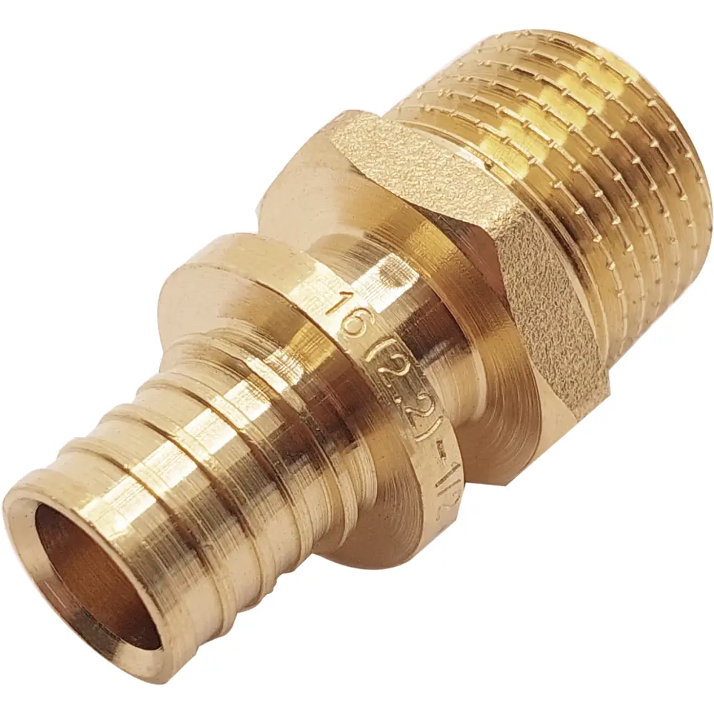 Переходник РОСТЕРМ 1/2"×16 мм для труб PEX-а 82107669 STLM-0019104