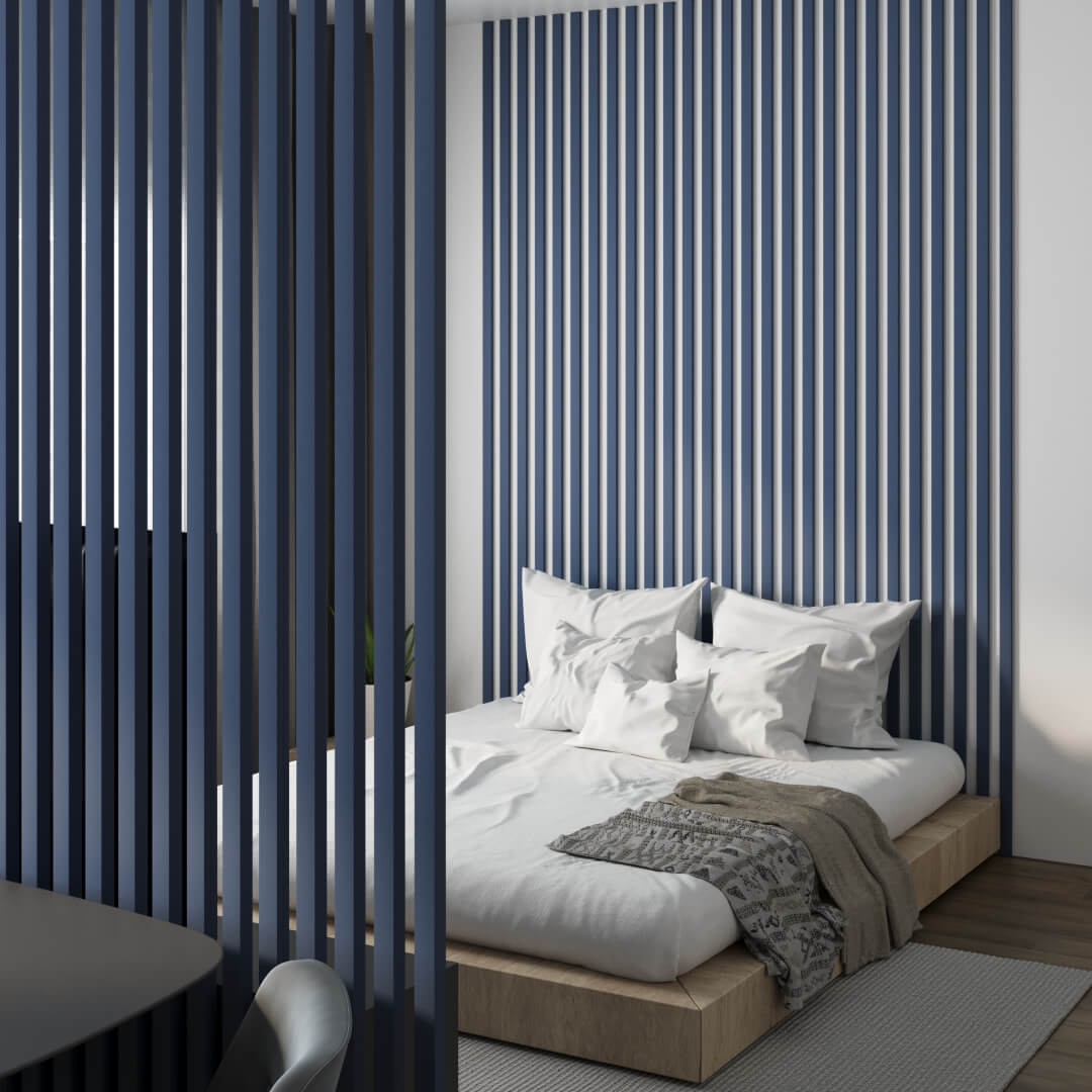 Интерьерная Рейка МДФ STELLA Планкен De Luxe Ocean 16*60*2700 (уп.6 шт.) STSR-843 - Вид №6