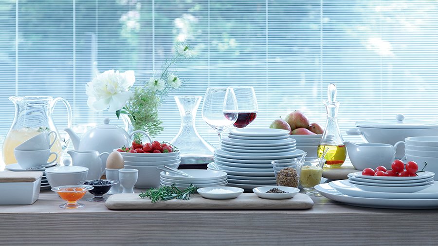 Набор посуды с бортиком Dine, 16 предметов LSA INTERNATIONAL DINE 00-3863451 Белый  - Вид №10