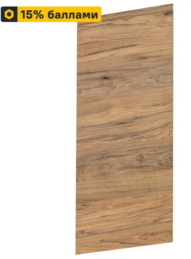 Фасад для кухни Токио Delinia ID 29.7×76.5 см в цвете темное дерево 86423434