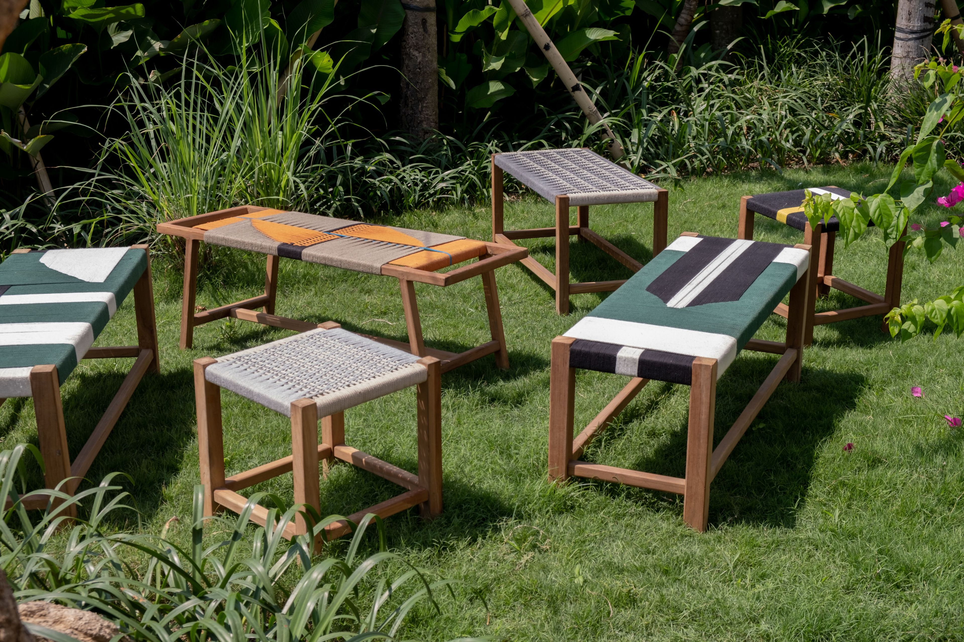 Садовая скамейка из тикового дерева cbdesign Виареджо ARCH-00118668 - Вид №8