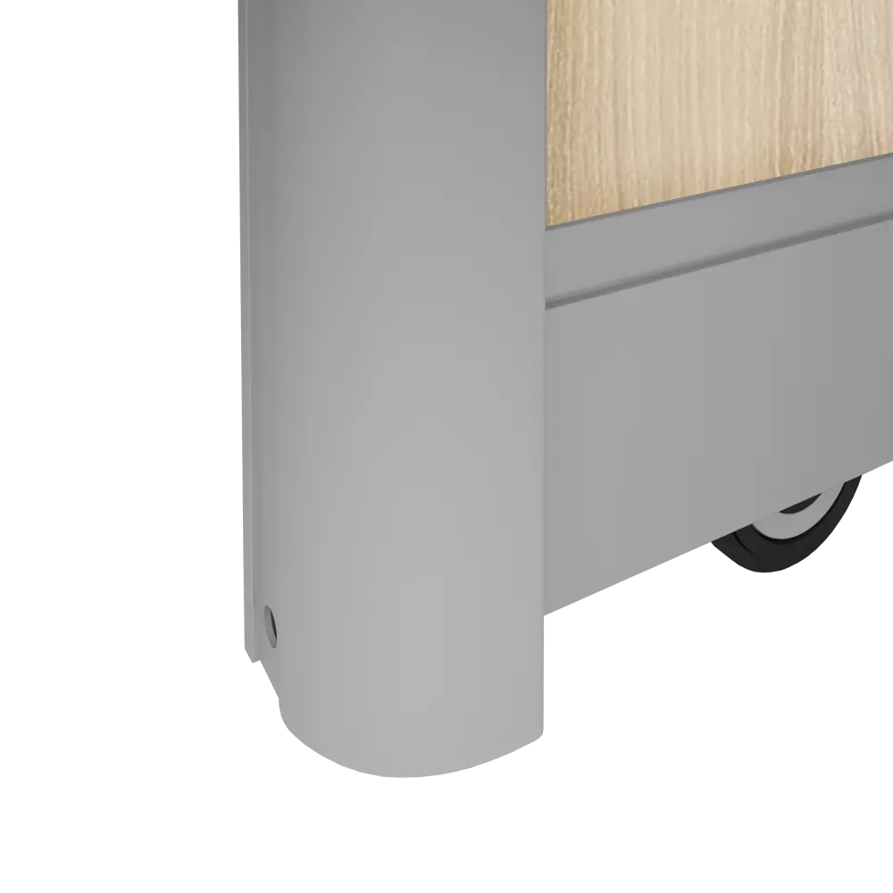 Дверь-купе Spaceo 2255x904 мм, ЛДСП, высота проема 2300 мм, цвет акация светлая STLM-2023347 - Вид №3