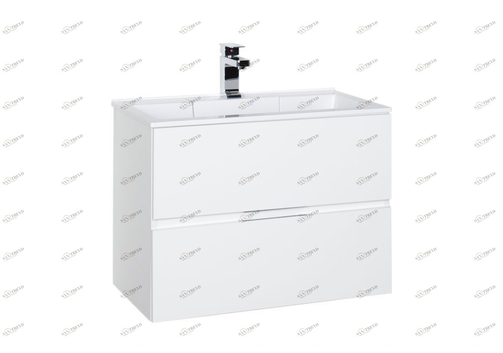 Тумба с раковиной Aquanet Алвита 70 белый 0018430200182523