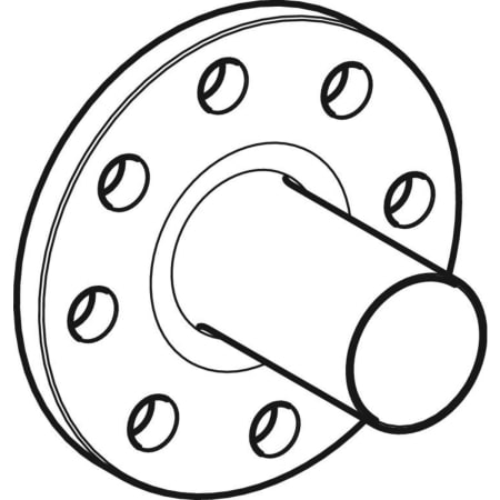 23786 Фланец Geberit Mapress из углеродистой стали, PN 10/16, с гладким концевиком Geberit  - Вид №4
