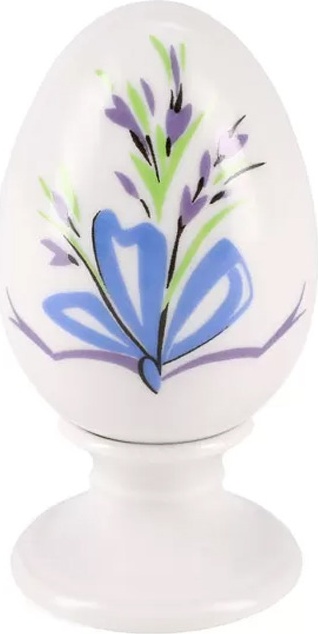 10652857 Императорский фарфоровый завод Яцйо пасхальное на подставке ИФЗ Нева Бантики, фарфор 