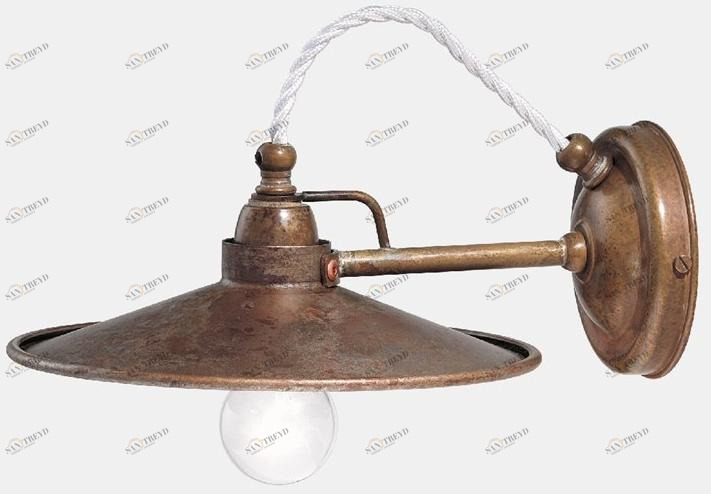 Il Fanale Бра из железа с фиксированным кронштейном Cantina 201.04.ff