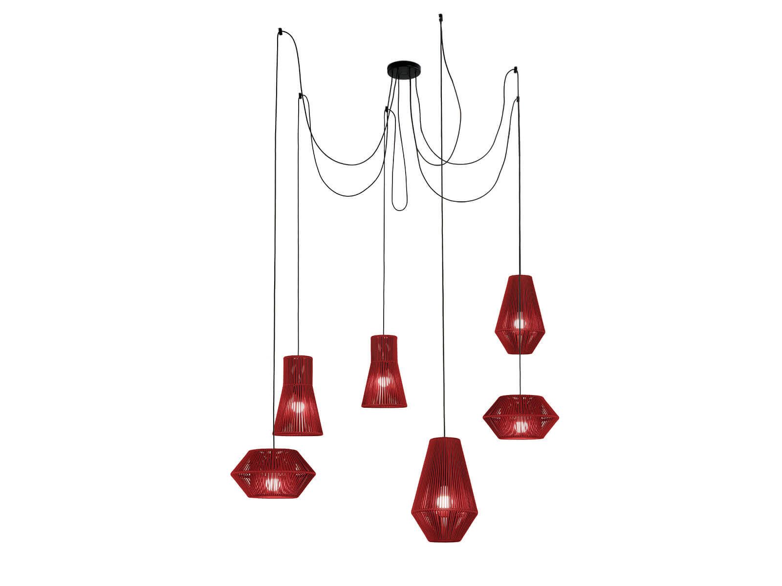 Регулируемая веревка и металлическая светодиодная подвесная лампа Olé Lighting Kit Pop-Up ARCH-00071946 - Вид №2