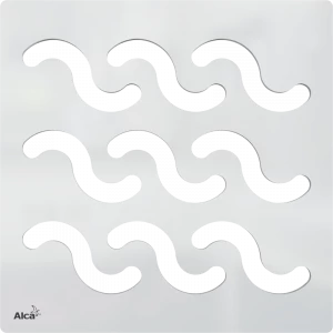 Дизайновая решетка 102×102 мм нержавеющая сталь