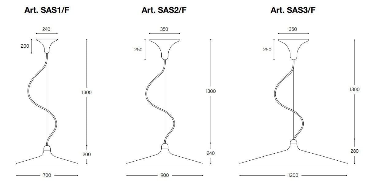 Алюминиевый светодиодный подвесной светильник Aldo Bernardi SASSMAÒR ARCH-00142613 - Вид №3