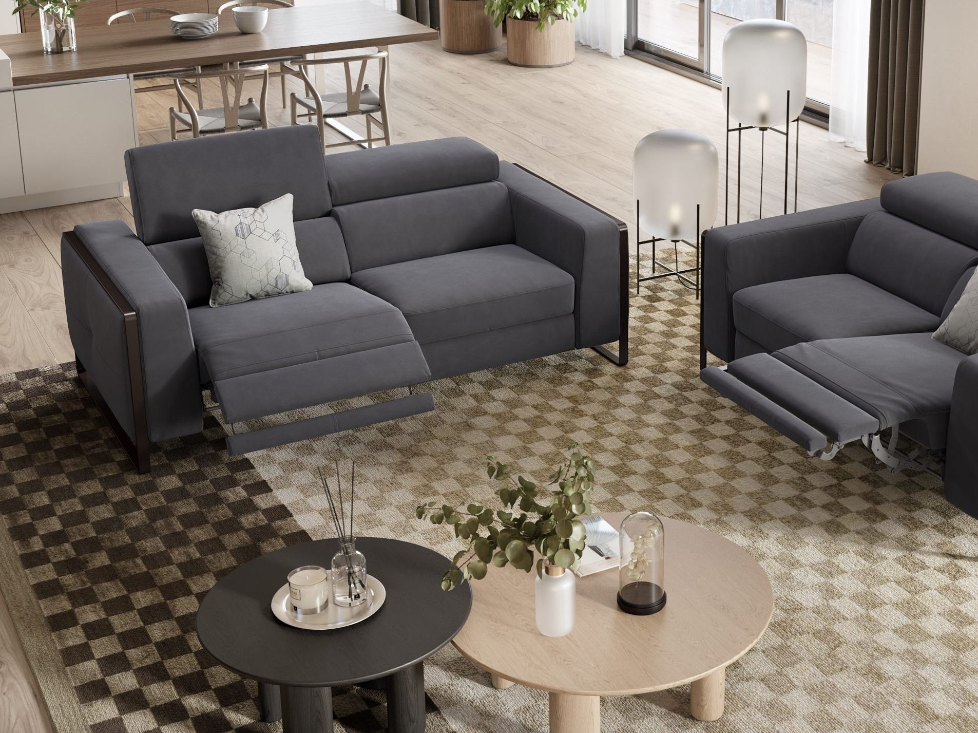 2-местный тканевый диван Sofanella Manzano ARCH-00025820 - Вид №3