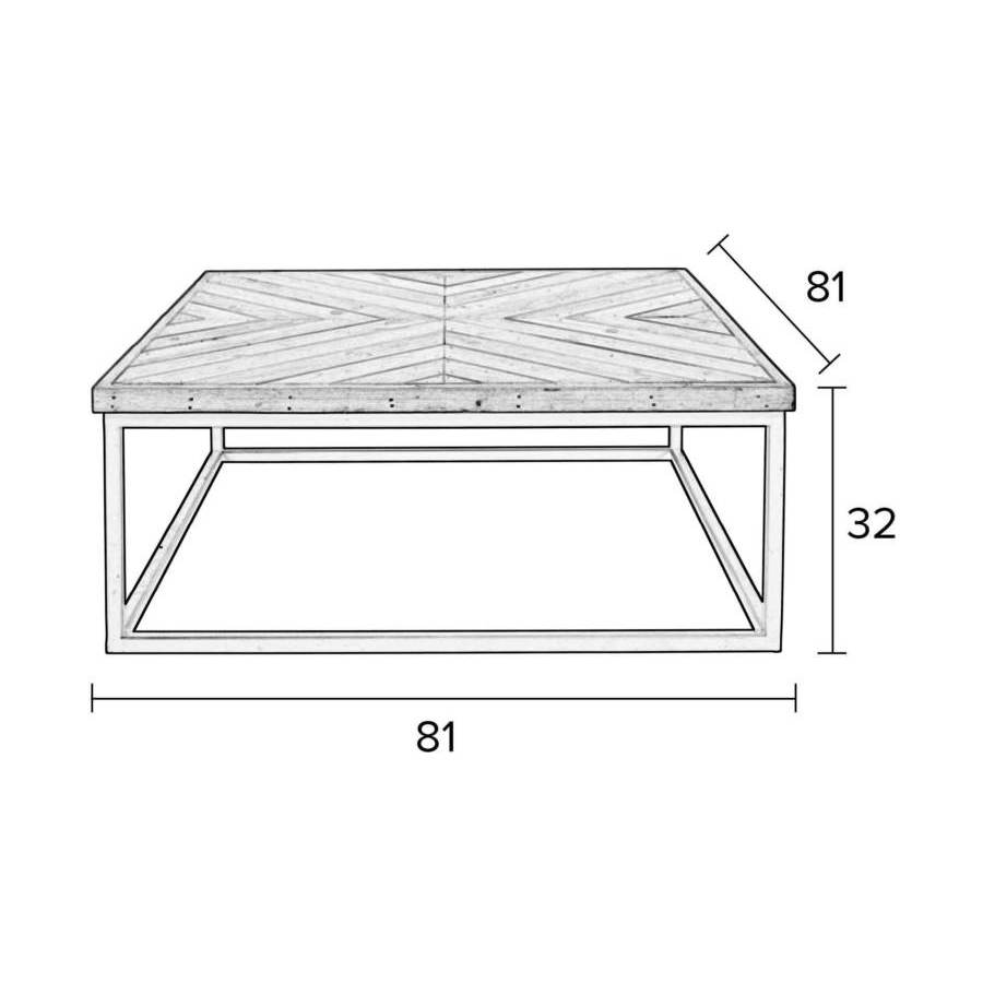 Столик кофейный Joy White Label Living 2300117 - Вид №6