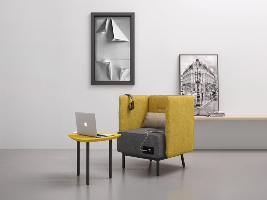 Огнестойкое тканевое кресло с USB-разъемом Leyform Around ARCH-00136047 - Вид №4