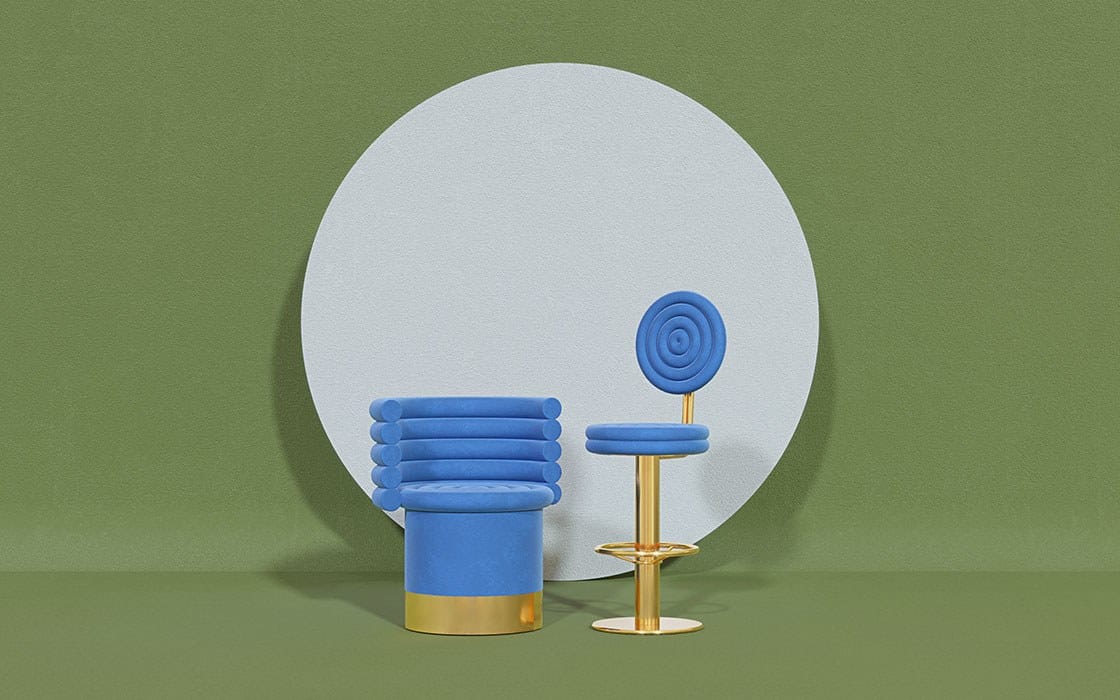 Мягкий стул для ресторана Essential Home Hollywood Glamour ARCH-00148714 - Вид №1