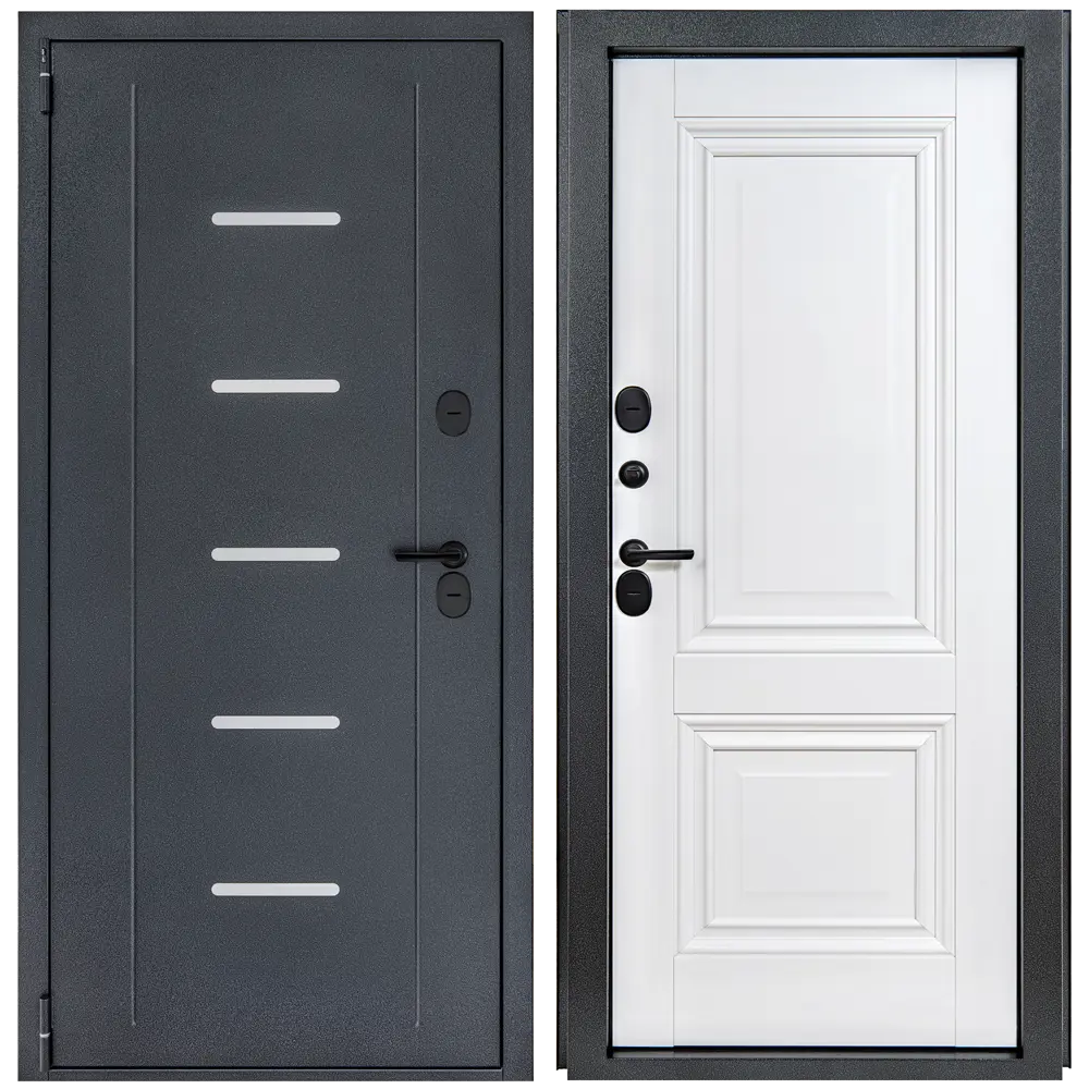 Дверь входная металлическая Порта Т-1 98x205 см левая белый PORTIKA STLM-2086971