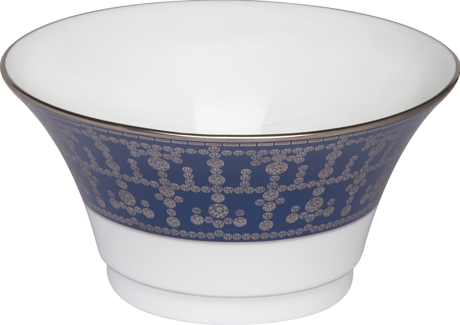 10639592 Haviland Чаша Haviland "Тиара, прусская бирюза" 250мл (платиновый декор) Фарфор 