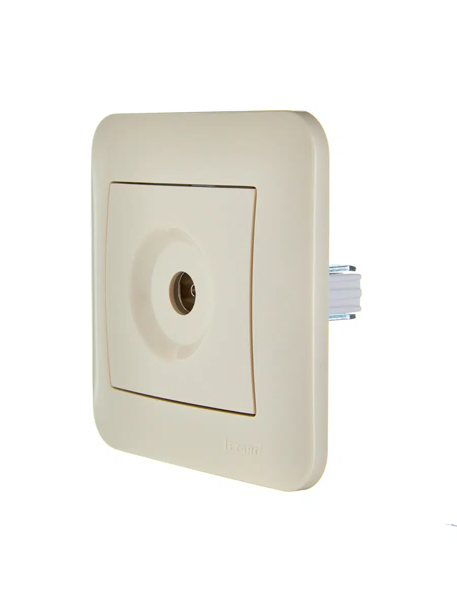 ASTI Розетка ТВ оконечная крем LEZARD 7081-0303-130 - Вид №3