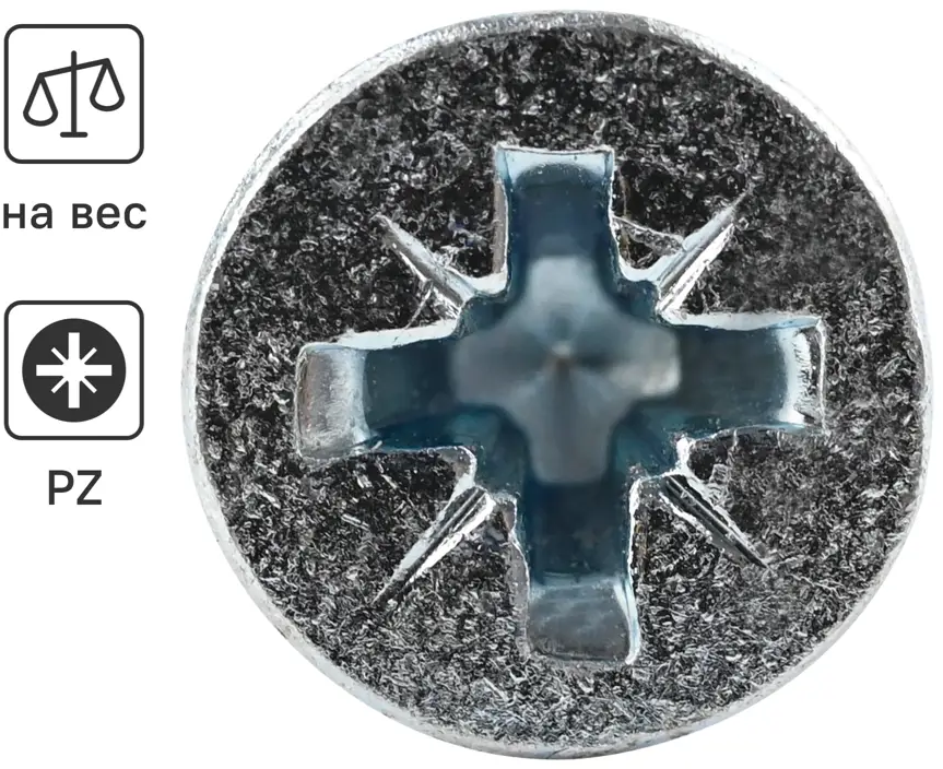 88784322 Саморезы универсальные Standers оцинкованные 5x30 на вес STLM-1008822