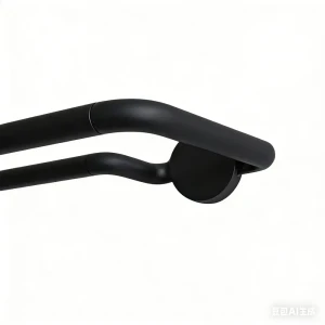 Настенный карниз раздвижной двухрядный Сомбрио d16/19 200-360 см металл цвет черный