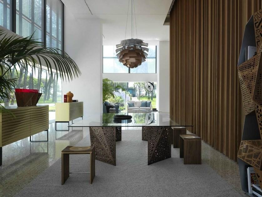 Casamania & Horm Табурет из массива дерева Ripples sun-id-1379705 - Вид №3