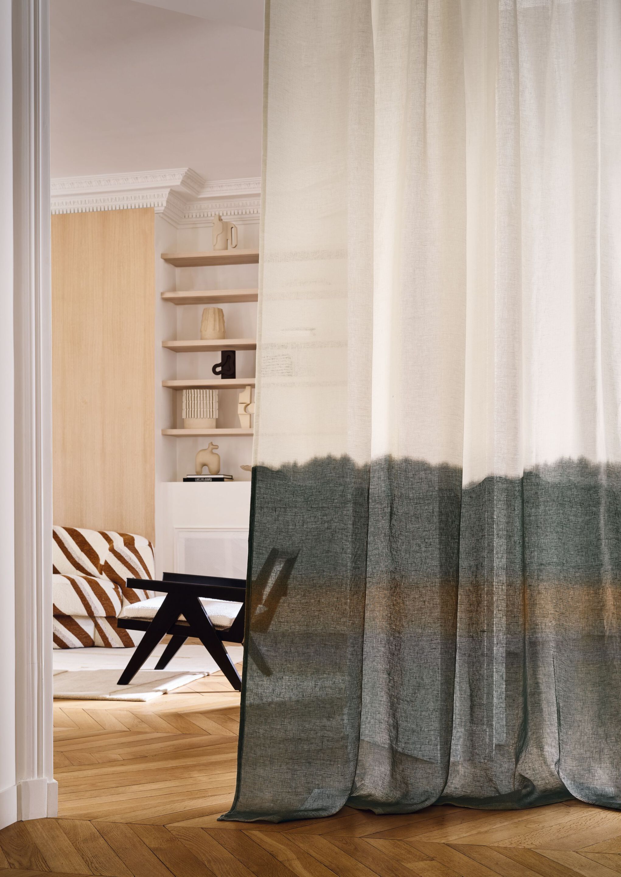 Льняная ткань для штор Casamance Haze ARCH-00067760 - Вид №1