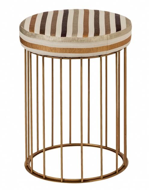 Il Bronzetto Пуф с мягкой подкладкой из латуни Cage Cag08 s_m_l - Вид №2