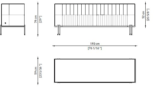 Paolo Castelli Буфет из МДФ со встроенной подсветкой Soft ratio sun-id-1484004 - Вид №1