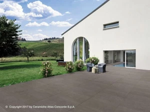 Atlas Concorde Пол для улицы из керамогранита с эффектом бетона Kone