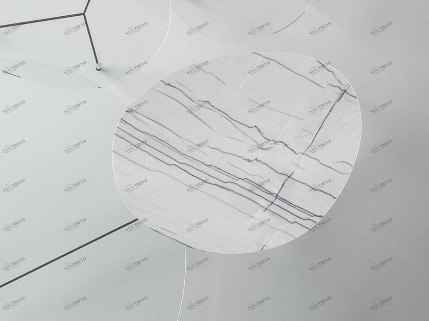 Tonelli Design Журнальный столик с мраморной столешницей sun-id-1403486