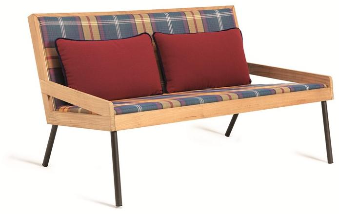 Ethimo 2-местный садовый диван из технической ткани Allaperto Aad200tc0 - Вид №2