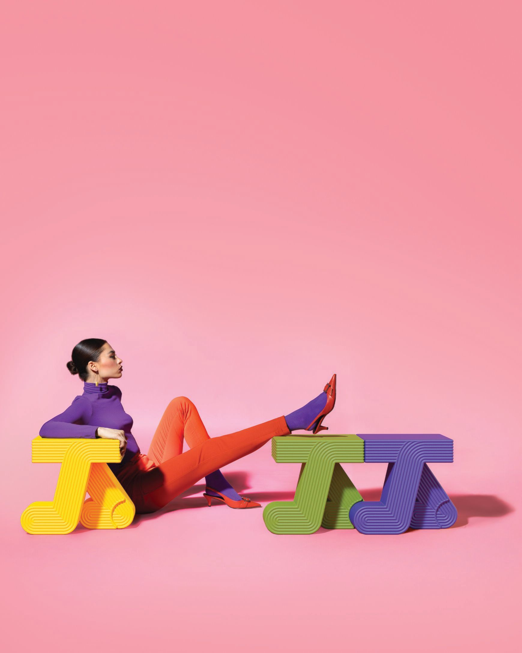 Квадратный стол из полиэтилена In Stock Qeeboo ARCH-00060131 - Вид №3