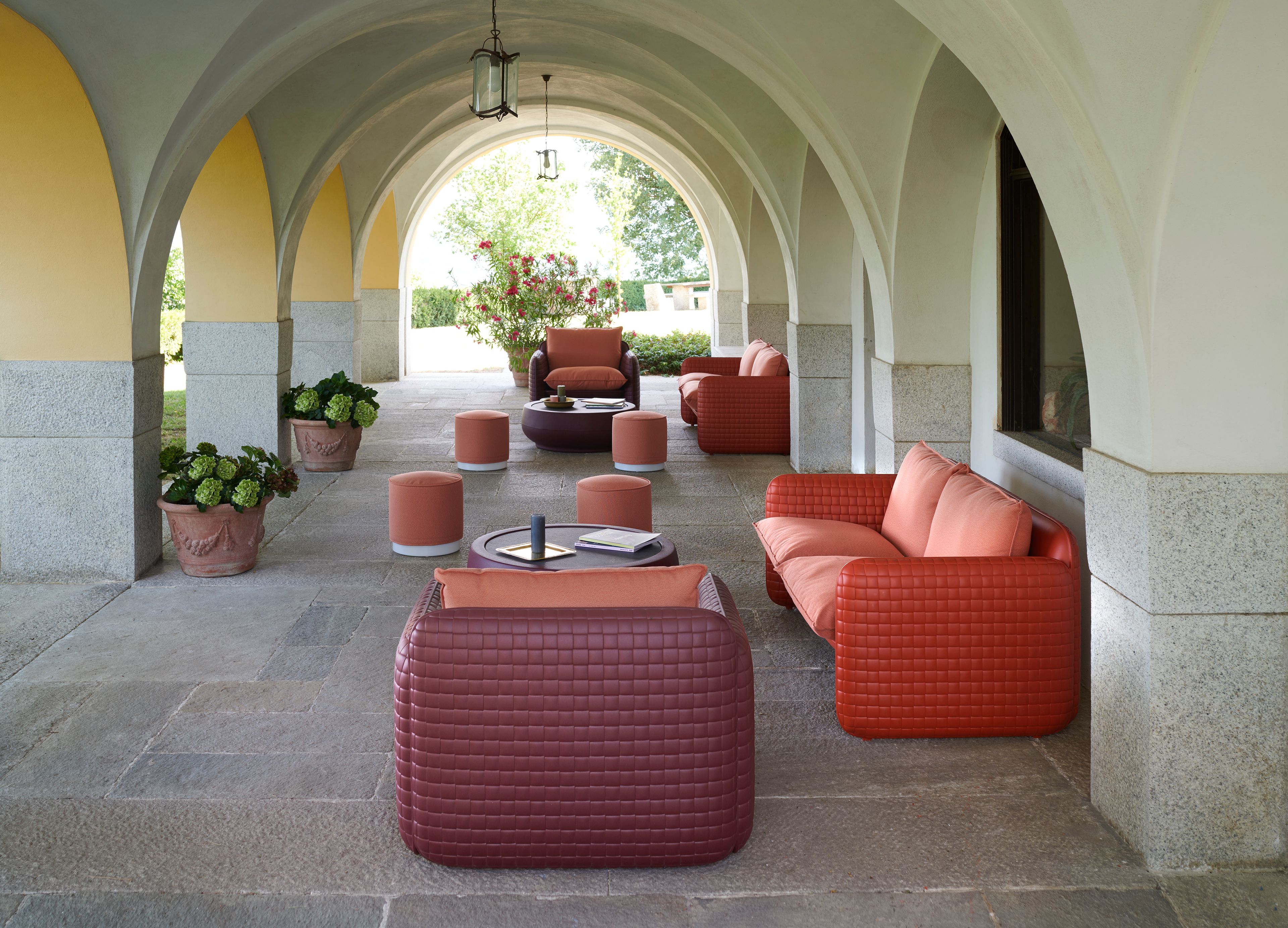 Низкая ткань сад стул SLIDE ARCH-00044696 - Вид №3