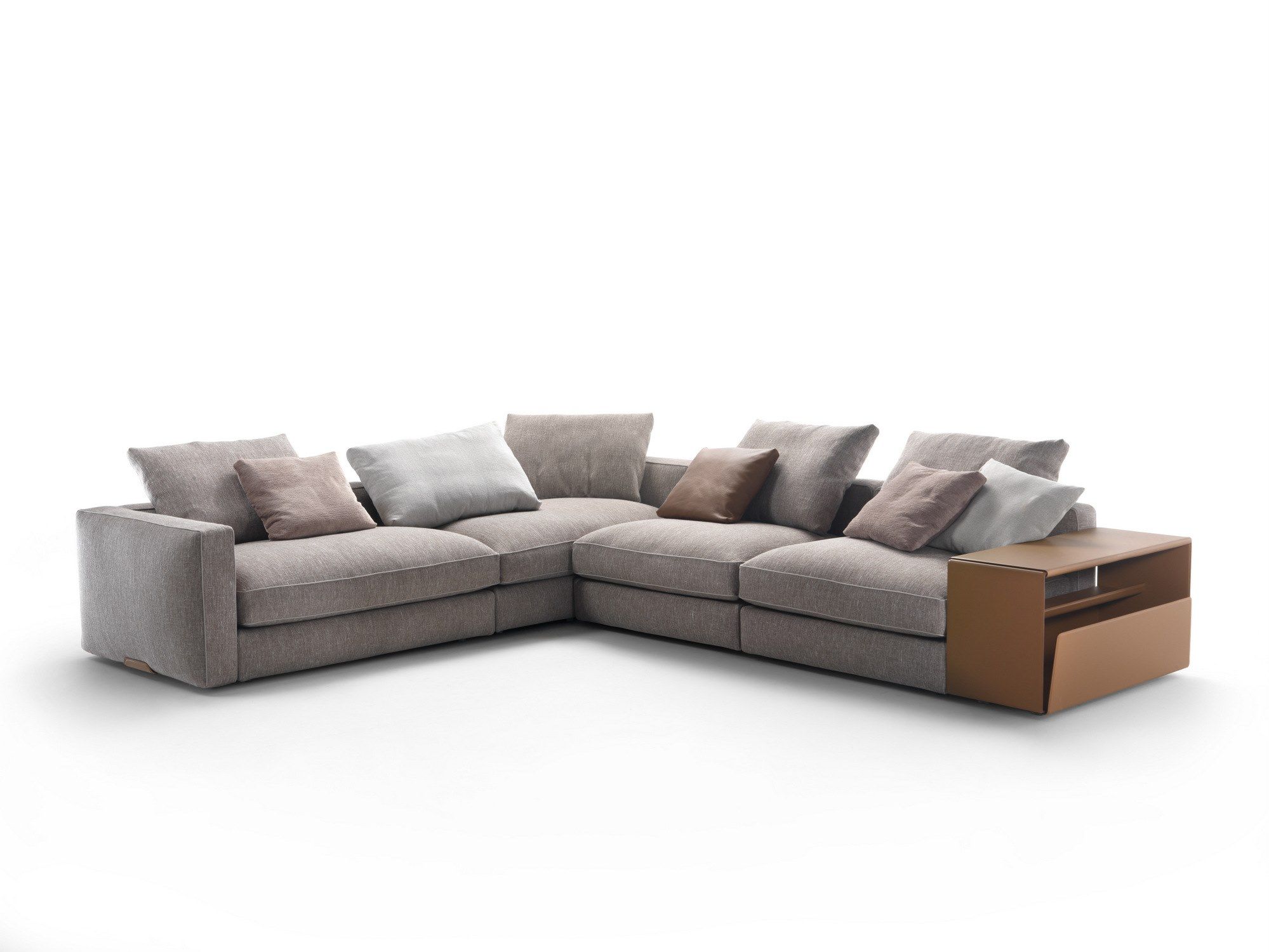 Угловой диван из ткани Flexform Harper ARCH-00029402 - Вид №1