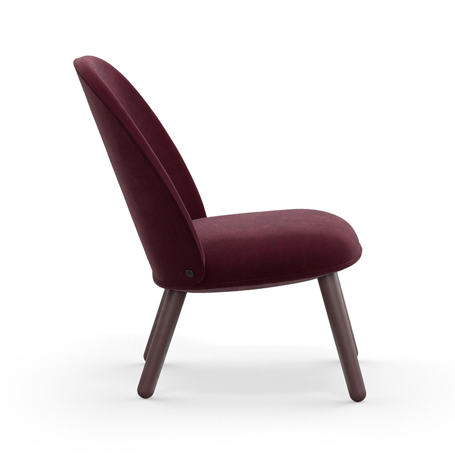 Стул Velour бордовый бархатный Normann Copenhagen 603057 - Вид №2