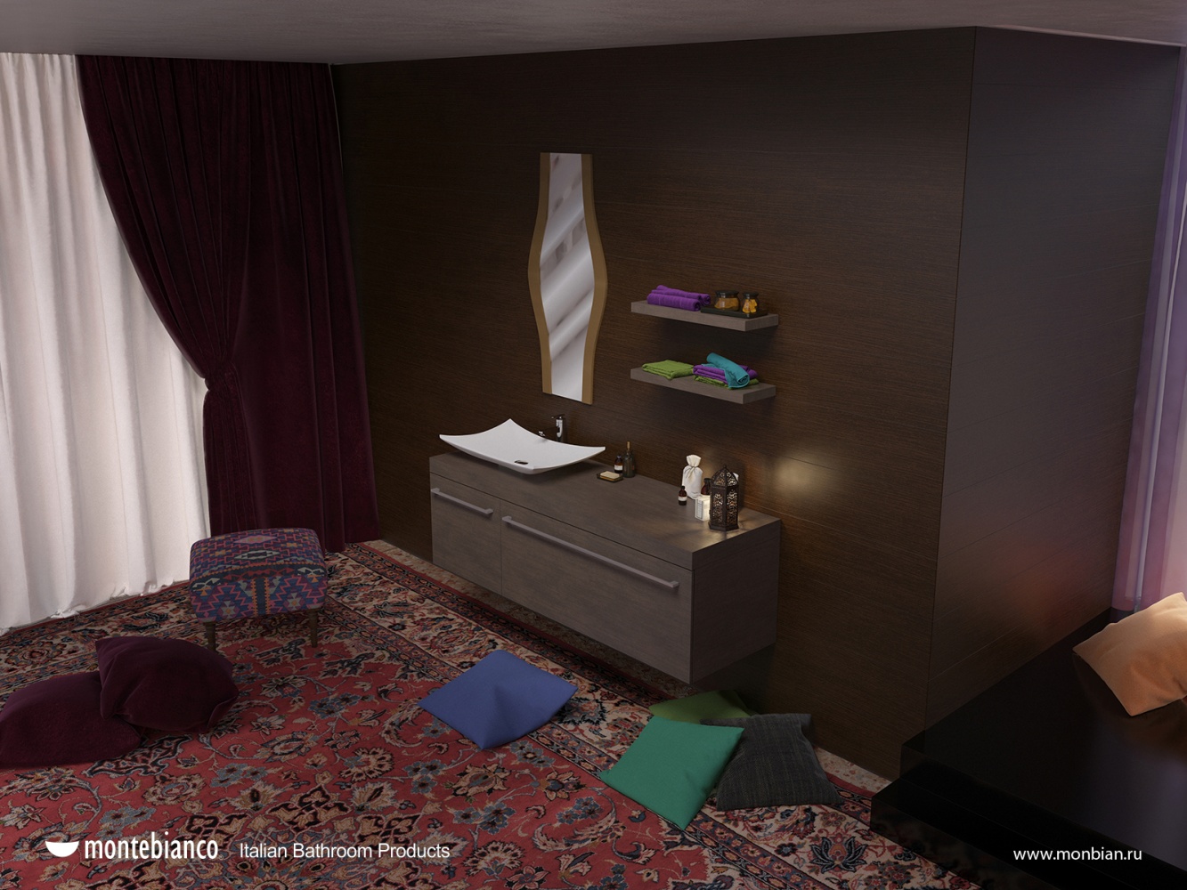 13162 Раковина Montebianco Lugano Santreyd - Вид №12