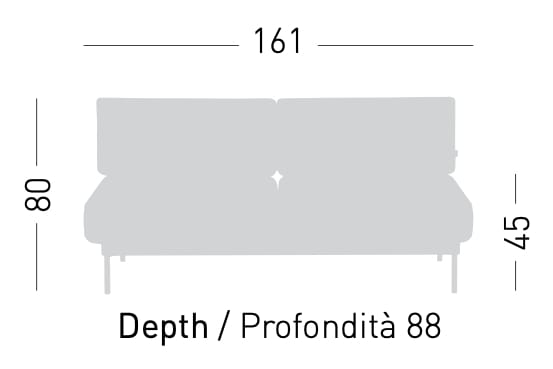 Секционный диван из ткани GABER SOLAYA MODULE 3 ARCH-00015431 - Вид №4