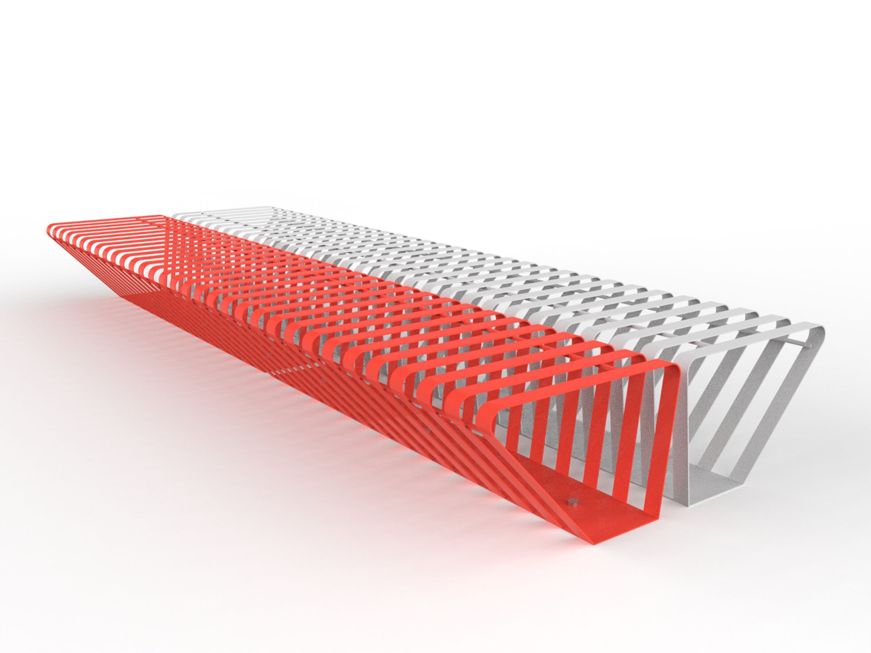 Модульная стальная скамья без спинки CITYSì 3919 ARCH-00087624