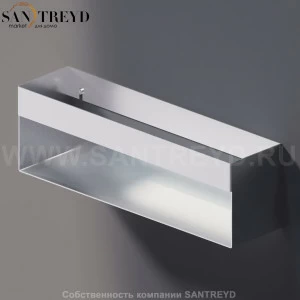 Agape 369 Базовый опорный элемент с полкой 48 см хромированный сатин A369206SP