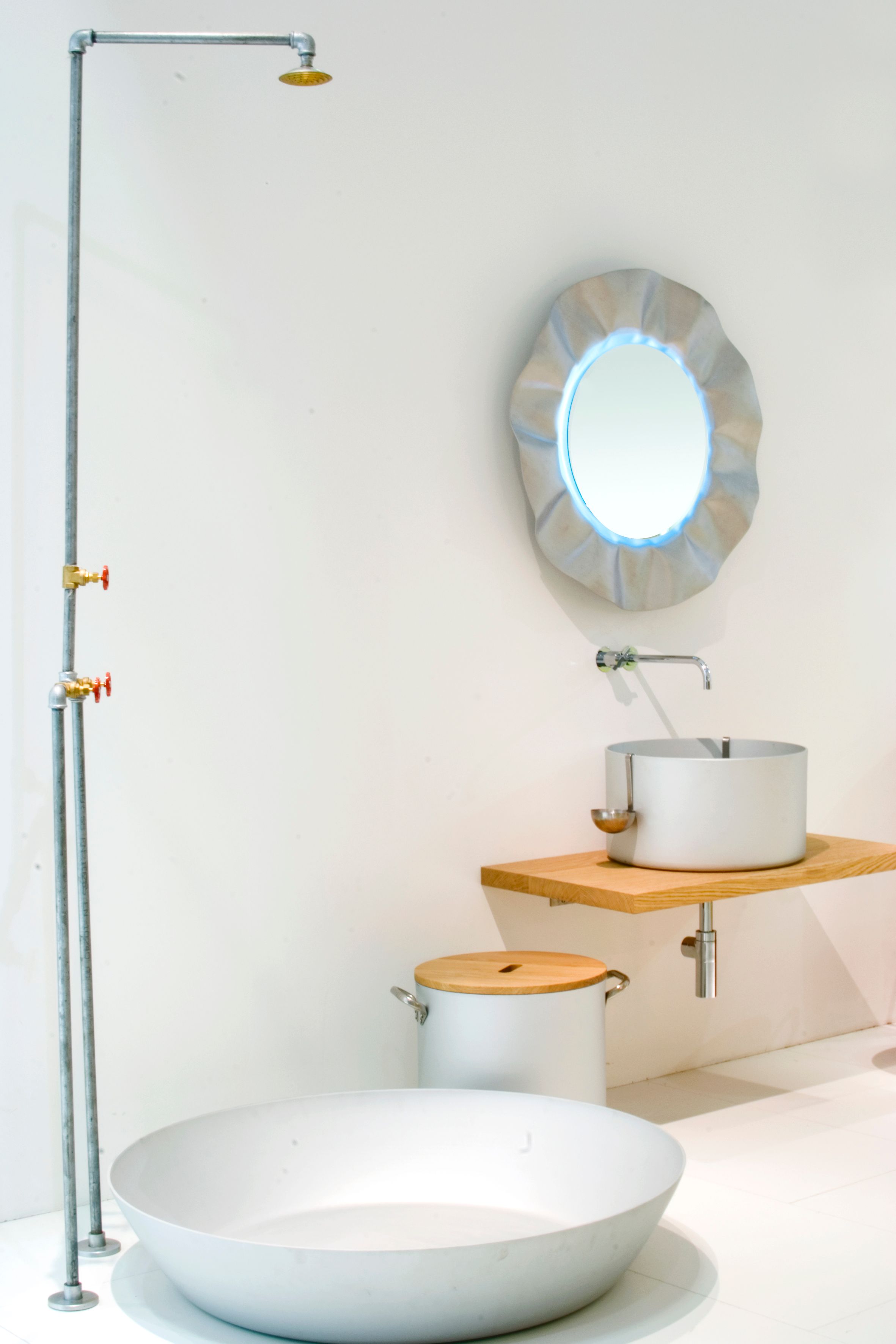 Душевая колонна из оцинкованной стали с душем Rapsel шеф-повар ARCH-00029142 - Вид №1