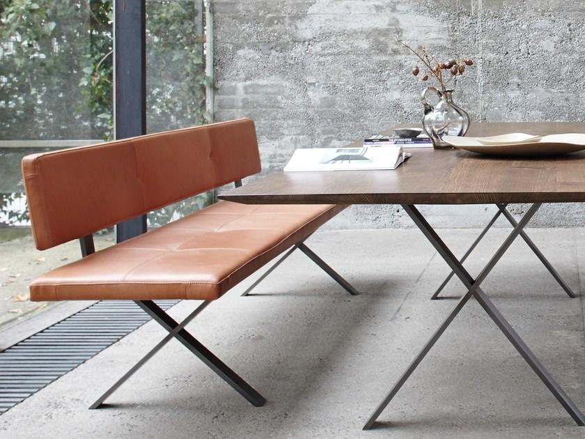 more Скамья из мягкой кожи со спинкой Lax sun-id-1470263 - Вид №2