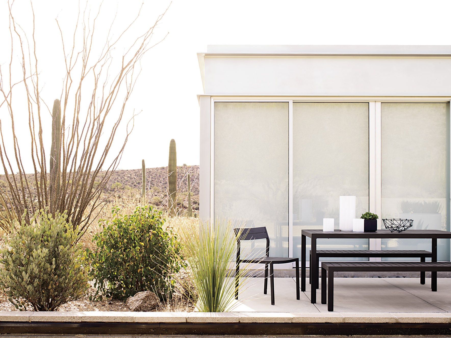 Алюминиевая садовая скамейка с порошковым покрытием Case Eos ARCH-00134240 - Вид №9