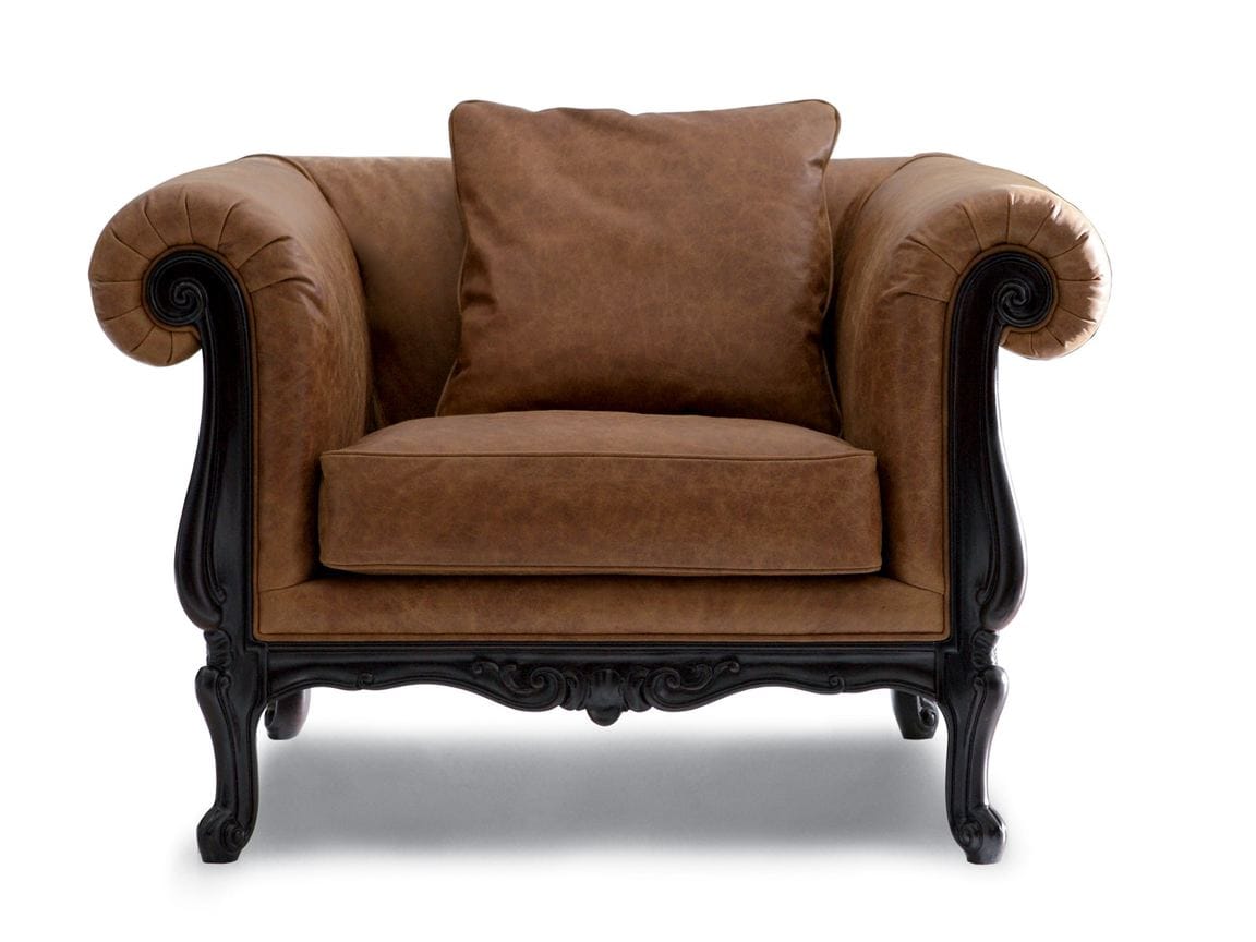 Кожаное кресло с подлокотниками OPERA CONTEMPORARY Sansone ARCH-00122926