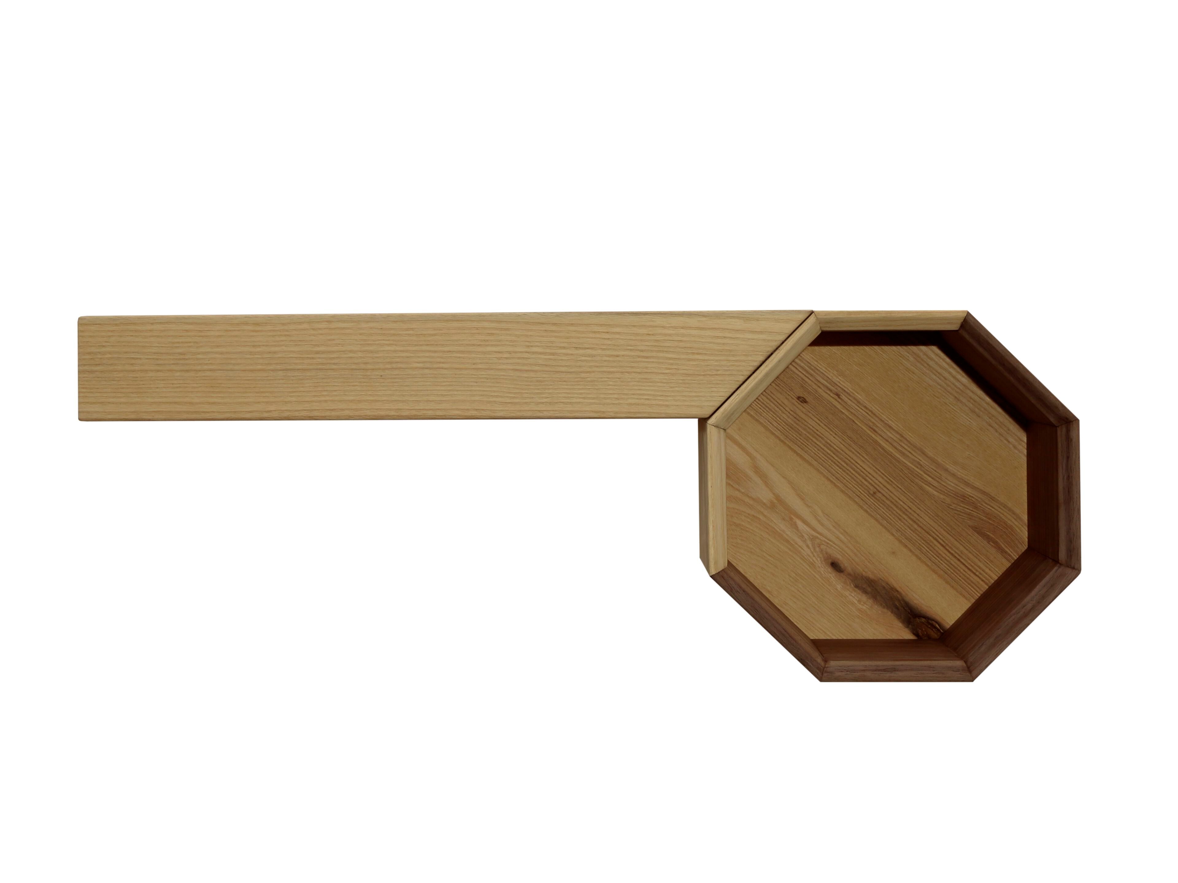 Полка из ореха и ясеня Deodara восемь ARCH-00041659 - Вид №4