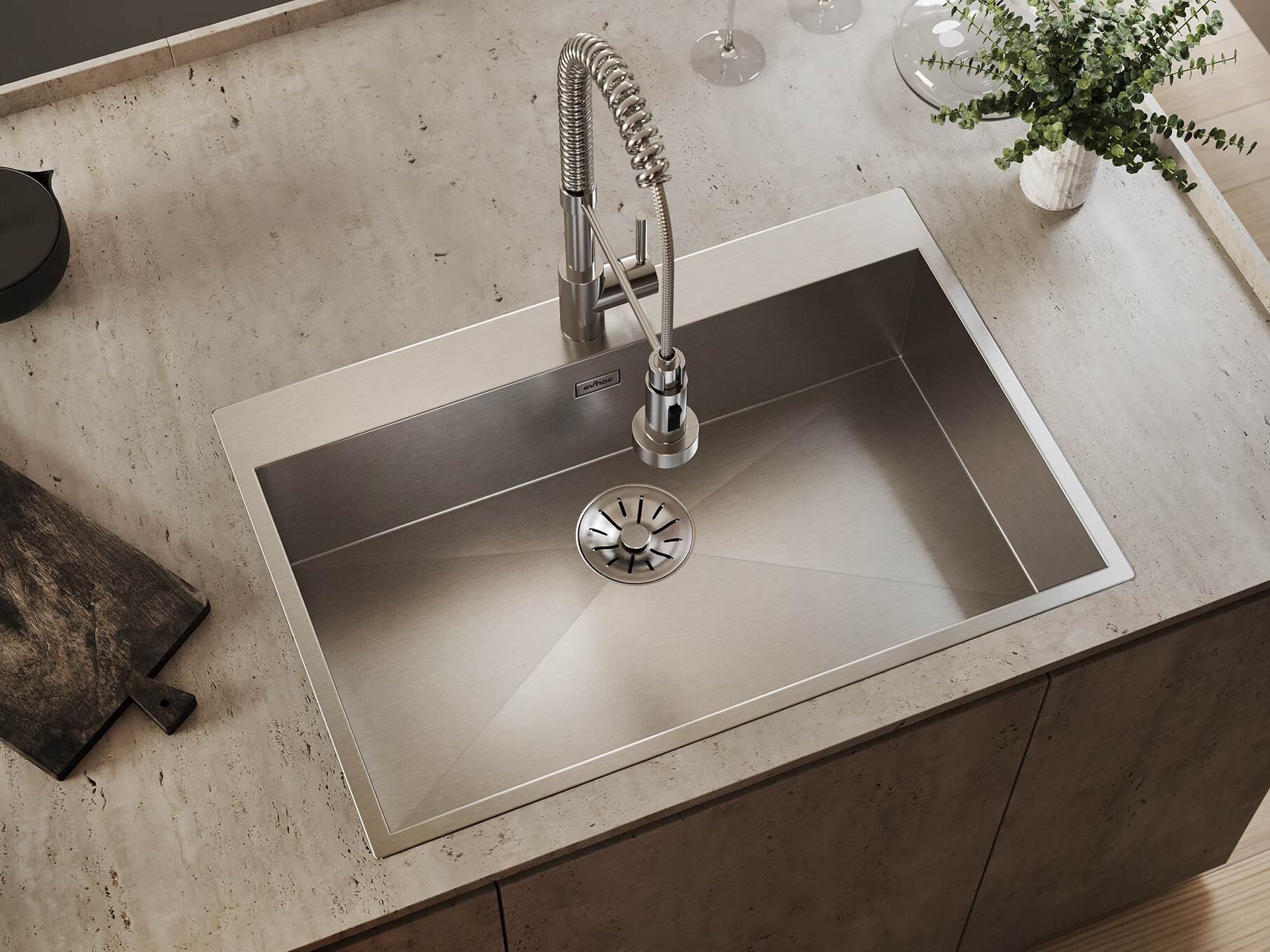 Раковина из нержавеющей стали Evhoc Etherna ARCH-00113674
