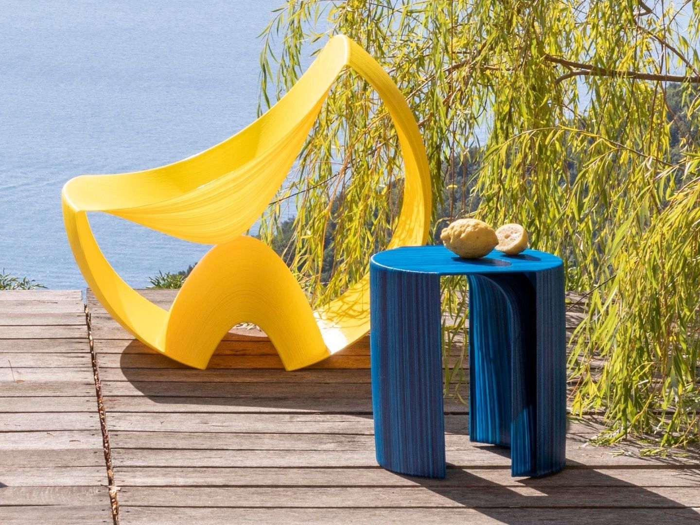 3D печатный пластиковый стул / журнальный столик Mediterranea Design ANACAPRI ARCH-00000991 - Вид №1