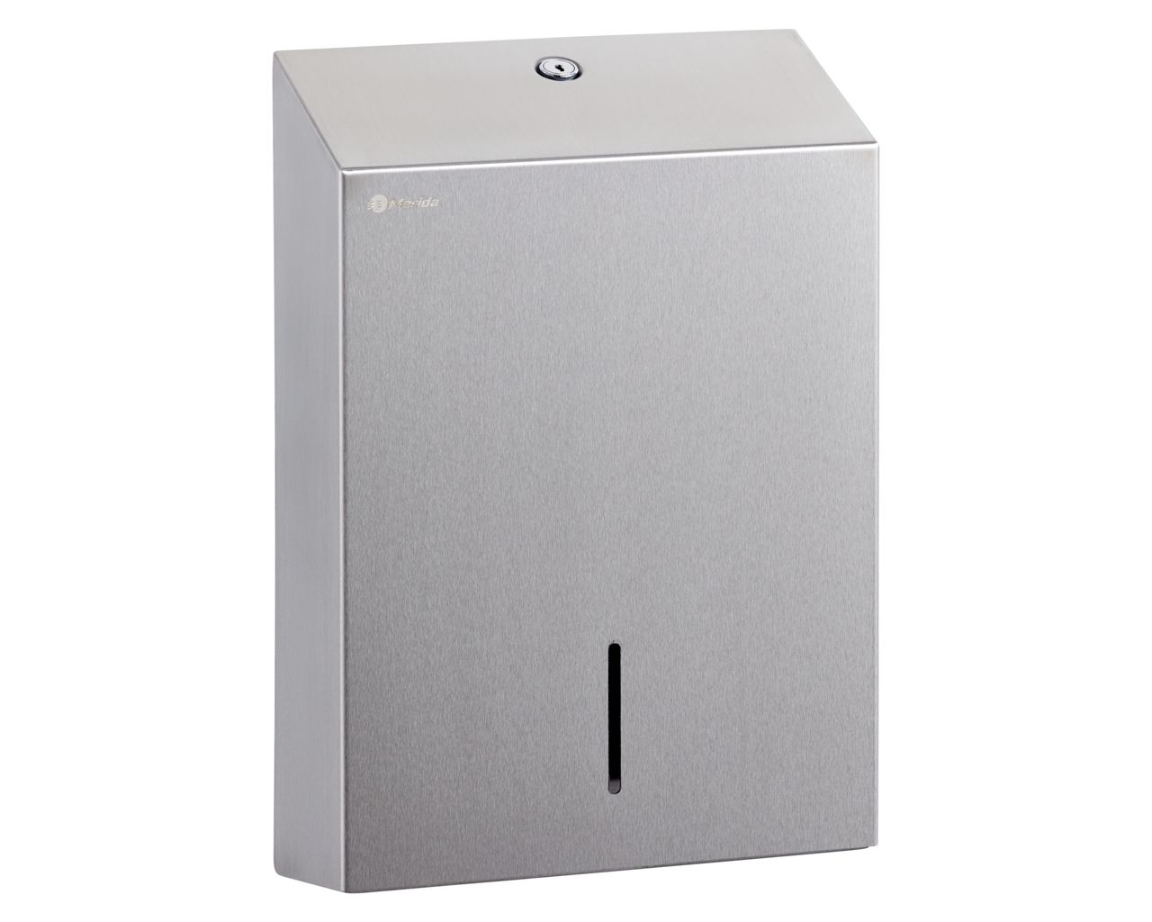 ASM106 STELLA SLIM MAXI одинарный складной полотенцесушитель, матовая сталь Merida 