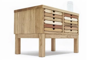 sixay furniture Деревянная тумбочка с ящиками Sixtematic