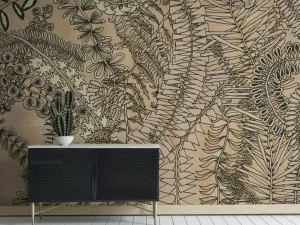 Affreschi & Affreschi Рулонные экологические обои из гипса с цветочными мотивами Season 1 Kw1806